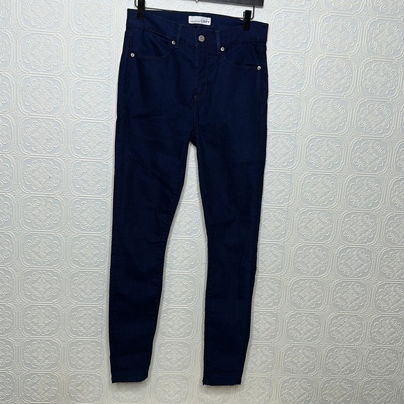 Loft | Denim Leggings Jeans in Indigo Wash - Picture 4 of 14